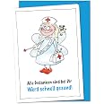 Premium Genesungskarte „Gute Besserung“ – Hochwertige Klappkarte Mit Umschlag – Format 11,5 X 17 Cm