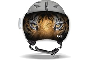 SOGGLE Vizor - Visera protectora para casco de esquí, color Vizor Eyes Tiger