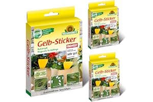 Neudorff Żółte naklejki, 30 sztuk, zwalcza latające szkodniki, bez insektycydów, bezwonny, specjalny klej