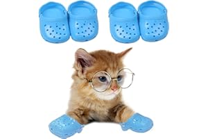 BOLZAN TiKToK Süße Katze Crocs Candy Color Cat Sandalen Nur für Katzen, Haustier Dekorative Crocs für kleine Katzen und Hunde Fotoshooting