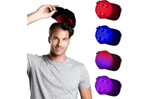 168 LEDs Rödljus-kapp för hårtillväxt och mot håravfall, 460/660/850nm våglängd, hårtillväxtkapp för att stimulera hårväxt, hårvårdshuva för att påskynda, 4 lägen (Svart (168 LEDs))