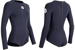 Two Bare Feet Women's 2mm Neoprene One-Piece Wetsuit – Premium Swim Suit for Surfing, Swimming, Scuba Diving & Water Sports, Flexible, Durable, Multiple Styles