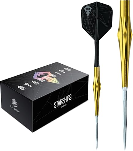 Caliburn Starships Darts | Steel Tip | 95% | Tungsten | Waterdrop