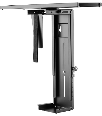 Equip 650892 Support D'unité Centrale De Support D'unité Centrale Pour Installation Sous Le Bureau De Cpu Black 38759268