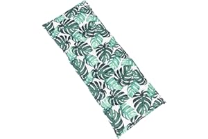 OHS Bench Cushions 2 Seater, Soft Outdoor Seat Cushions Water Resistant Comfy Garden Bench Cushions 2 Seater Garden Furniture Patio Indoor, Tropical Leaf Green