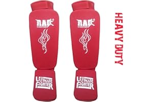 2FIT YOUR FITNESS PARTNER 2Fit Shin Pads junior Senior Kickboxing Muay Thai MMA Shin Guards Foam Pad Support Shin instep leg & foot protective Gears