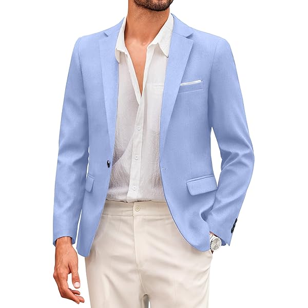 LOIJMK Winterjas voor heren, warme zakelijke jas, funky blazer, slim fit, vrijetijdspak, lang, modieus, herenpak, bruiloft, kostuumjas, trendy blazer, mantel, tweed jas, windjack voor mannen