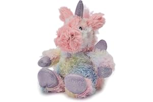 INTELEX Warmies - Juguete de peluche para microondas, diseño de unicornio (Rainbow)