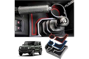 Ruiya per S uzuki Jimny JB64W JB74W (Automatica) 2018-2023 Console Centrale Portaoggetti,Organizer da Braccioli per Console Jimny Accessori Centrale Consolle Braccioli Vano Contenitore Portaoggetti