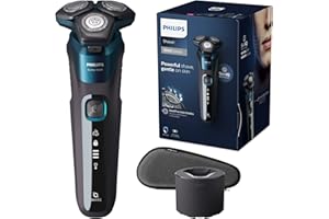 Philips Shaver Series 5000, Rasoir Électrique Humide et Sec avec SkinIQ Technologie (Modèle S5579/50)