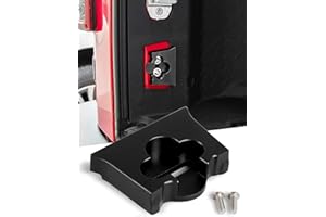 Savadicar TL01 Tailgate Limiter, Aluminum Alloy Rear Trunk Door Latch, Tail Gate Stopper for 2007-2018 Jeep Wrangler JK JKU 2-Door & 4 Door, Tailgate Replacement Accessories, Black, 1 PCs