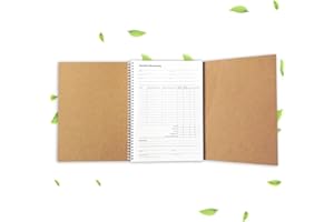 ‎KOCHDIALOG Stundenabrechnung Bauleistungen wie Rapportbericht - Regiebericht für Handwerker als Stundennachweis Stundenzettel Stundenbuch 1 Stück A4, mit Durchschlag, 2x50 Blatt, extra stabiler Umschlag