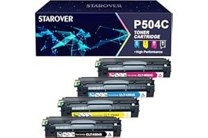 STAROVER Toner Kompatibel für Samsung CLT-P504C CLT-K504S für Samsung Xpress C1860FW Toner für Xpress C1810W CLX-4195FN CLX-4195FW CLP-415NW (CLT-K504S CLT-C504S CLT-M504S CLT-Y504S, 4er-Pack)