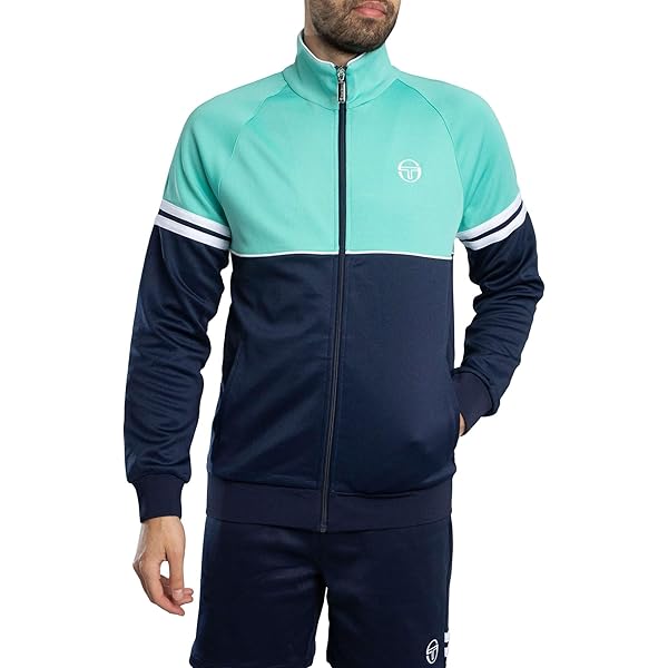 Sergio Tacchini Herren Trainingsjacke MK2 - Maritime Blue/Adrenaline