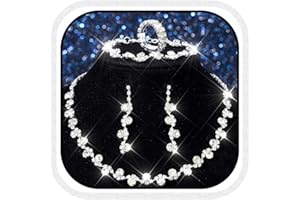Reaky Bridal Jewelry Sets Silver Rhinestone Necklaces 4 Pcs Crystal Bride Necklace Jewelry Set Wedding Accessories for Women