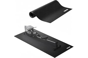 VEVOR Tapis de course pour tapis de sol, équipement d'exercice pour tapis de course, vélos stationnaires et couchés, protection de sol en PVC haute densité, imperméable et antidérapant, pour salle de