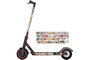 STYLISH SCOOTERS Vinilo personalizado StickerBomb 4pz | Modelo compatible con Patinete Eléctrico Xiaomi M365 normal y Pro