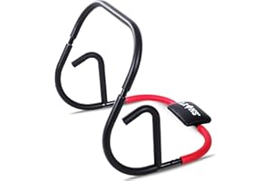 Lions Abdominal Abs Cruncher Excercise Roller Ultimate Ab Crunch Machine Pro Toner Muscles Home Gym Tummy Abs Workout Equipment for Men Women (Red)