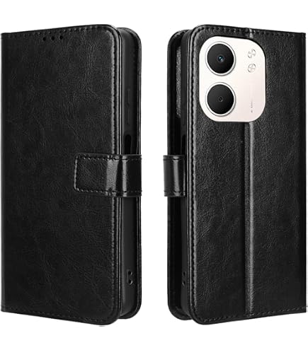 XINNI Cover Protettiva per Xiaomi Redmi Note 13 4G Case, retrò Cellulare Custodia Libro Antiurto