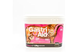 NAF Five Star GastriAid 1.8kg – Advanced Gut Health Supplement for Horses – SupportsTotal Digestive Health and Promotes Efficient Nutrient Absorption – Includes Prebiotics, Probiotics & Postbiotics