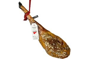 OLALLA 7.5-8 kg Jamon Iberico de Bellota 100% Raza Iberica - Jamon Iberico de Elaboracion Artesanal - Embutidos Ibericos de Bellota -