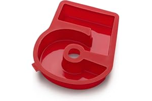 Lékué Celebrate Moule à Gâteau Chiffre 5 Rouge
