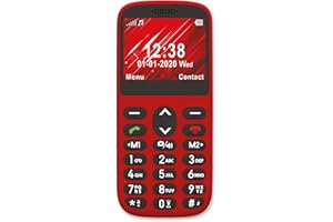 Telefunken - Teléfono móvil S420, Rojo