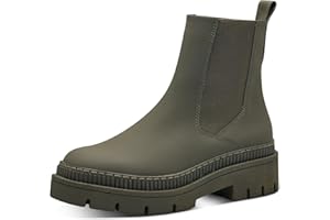 MARCO TOZZI Damen Chelsea Boots aus Kunstleder Plateau