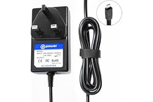 T POWER ( Long Cable for NVIDIA SHIELD; Nextbook 7, 7.85, Ares 8 NX700QC16G NX785QC8G NXA8QC116 DigiLand DL701Q Hisense Sero 7 Pro M470BSA, 7 LT E270BSA, 8 E2281 Tablet PC Tab AC DC Adapter