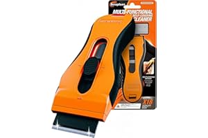 Scraplean Multi-Purpose Non-Scratch Oven, Hob, Glass, Window, Ceramic and Cooktop Cleaning Tool- 18 Refills with Storage Cleaning Tool, Auto-Reload Scraper Tool for, Limescale and Painted Surfaces