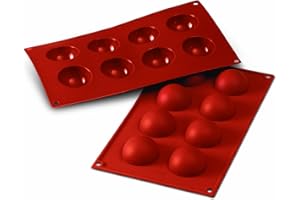 ‎SILIKOMART Silikomart - SF 004 HALF-SPHERES - FORMUŁA SILIKONOWA ø50 H 25 MM