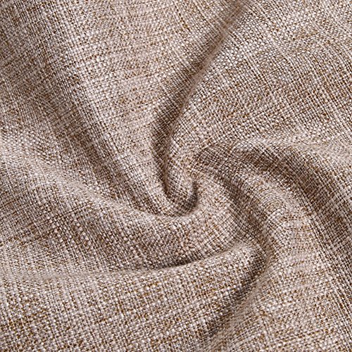 Leisial 1 Stücke Leinen Kissen-Bezug Kissen Cover für Hotel Kissen Sofa Kissen Auto Kissen, 45x45CM,Grün - 2