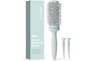 ‎AIMIKE AIMIKE NaturaVol Rundbürste 43 mm,Professionelle Rundbürste zum schnellen Föhnen & Stylen,Für Volumen, Glanz & geschmeidiges Haar ohne Ziepen,Salon-Ergebnis auch zuhause (63 mm Einschließlich Borsten)