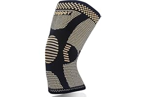 JIUFENTIAN Copper Knee Support for women and men-Compression knee brace for arthritis,knee Pain Relief, Running,Ligament Injury Recovery,Meniscus Pain,Walking sports(2XL)