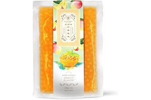ORIENTAL TEA BOX Autentica Taiwan Instant Tapioca Perle Boba 500g - Pronto da mangiare (Mango)