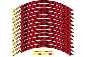 BUSEB Autocollants de roue de vélo MAVIC CROSSMAX SL PRO Autocollant de roue VTT Largeur 18 mm Autocollants de roue de vélo PRO Autocollants de vélo for deux roues Autocollants Autocollants de jante VTT