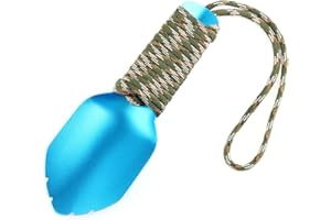 Valken Petite truelle en aluminium pour randonnée, camping, randonnée