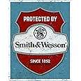 Smith & Wesson - Protected by Tin Sign 12.5 X 16, 12x16 by Poster Discount