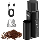 HIBREW G5mini Portable Cordless Coffee Grinder, 5200mAh Battery | Type-C Load, 100 Grind Levels, Stainless Steel Conical 38 m