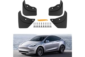 PSLER for Tesla Model Y 2019 2020 2021 2022 2023 2024 Mud Flaps Splash Guards mudguard No Drilling Required Car for Tesla Model Y Accessories(Pack of 4)