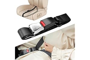VZOXL Pregnancy Seat Belt, Car Seat Belt Adjuster for Pregnant Moms，Prevent Compression of The Abdomen, Strap for Expectant Mothers, Belly Belt Accessory for Make Driving More Comfortable (Black)
