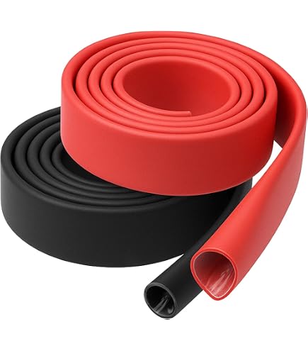Gaines Thermorétractables BGS - Noir, Ø8mm, 5m - Coefficient 2:1 - Résistance 125°C