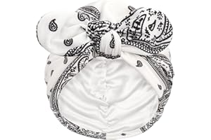 DRESHOW Gorro Forro Saten para Mujer Gorro Quimioterapia Mujer Gorra para Dormir Ultraligero y Transpirable