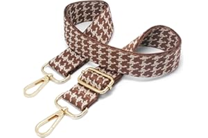 KOCRIS CASA Tracolla Per Borsa Tessuto Donna Colorate Cinghia Larga Tracolla Ricambio Catena Crossbody Regolabile Cintura Cinghie Spalla Ampia Accessori Gold A05