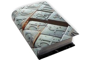 ANVAL Custodia per libro, regolabile, protezione per libri, impermeabile, adattabile a qualsiasi spessore, copertina a libro stampata - 4 diverse misure. (157, XL)