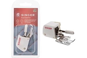 SINGER Even Feed Walking Presser Foot | Ideal for Quilting, Sewing Multiple Layers & Matching Patterns | Compatible with SINGER CA, CB, EA, MA, MB Series Sewing Machines