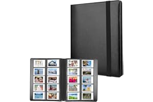 NISELITY 400 pochettes album photo pour appareil photo Fujifilm Instax Mini, appareil photo Polaroid, pour Fujifilm Instax Mini 11 12 9 40 Evo Liplay 8 7+ appareil photo instantané (Noir)