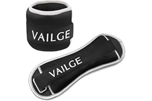 VAILGE Ankle Weights Women Men Wrist Weights, Leg Weights 0.5kg 1kg 1.5kg 2kg for Running Walking Jogging Gym Fitness Exercise Aerobics, Neoprene Ankle Weight