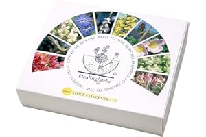 DOCLOGE Juego de flores de Bach con 38 flores + 2 remedios de alivio 10 ml