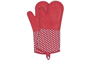 ‎WENKO Silikonowe rękawice kuchenne czerwone